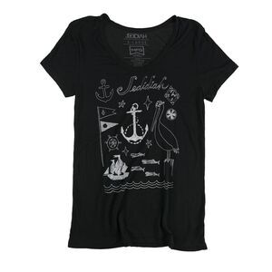 Jedidiah Womens Nautical Graphic T-Shirt, NWT